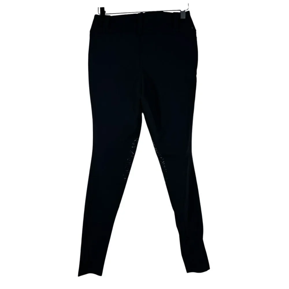 NWT Reigns by Savannah Fellers Katherine Black Riding Breeches Equestrian XS/S